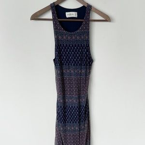 🍋 A&F Paisley Ruched Bodycon Dress 🍋